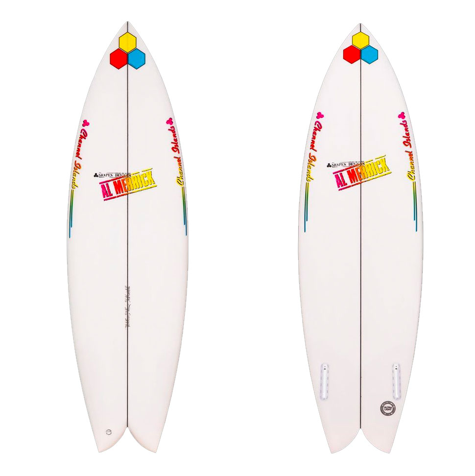 PACIFIC VIBRATIONS FUTURES SURFBOARD Channel Islands Keel TWIN FIN Template SET 